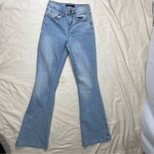 YMI Blue Flare Wide Leg Jeans